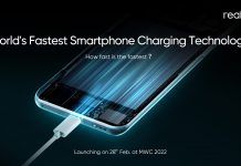 Realme presentará la carga «más rápida del mundo» en el MWC 2022